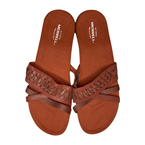 merrell air cushion memory foam sandals